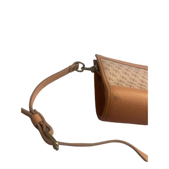 Vintage Salmon Colored Dooney & Bourke Cross Body Purse Bag - Picture 13 of 16